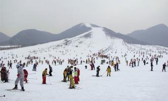 河南三門峽甘山滑雪場