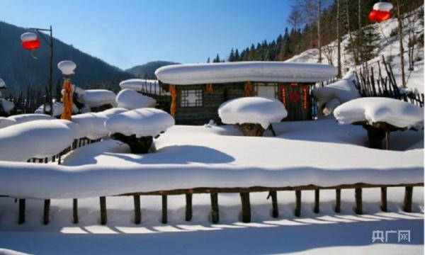 大慶連環(huán)湖雪地溫泉